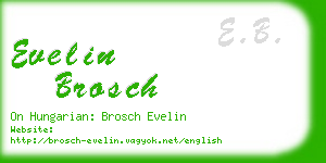 evelin brosch business card